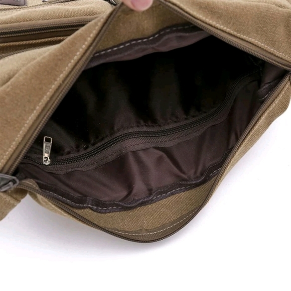 NEW Khaki Messenger Bag - Picture 5 of 10